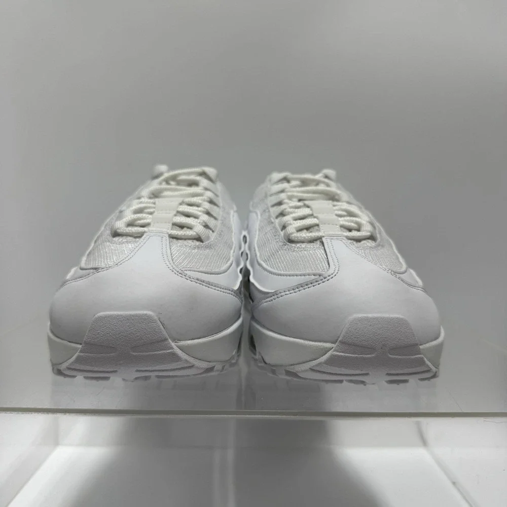 Brand New Nike Air Max 95 HM8755-100 Triple White Sneakers Men's Size 8.5